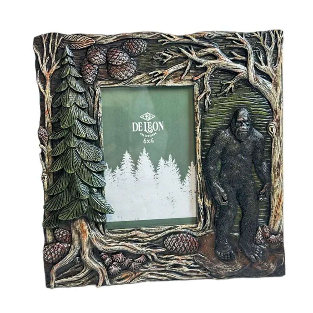 Bigfoot Pinecone Picture Frame