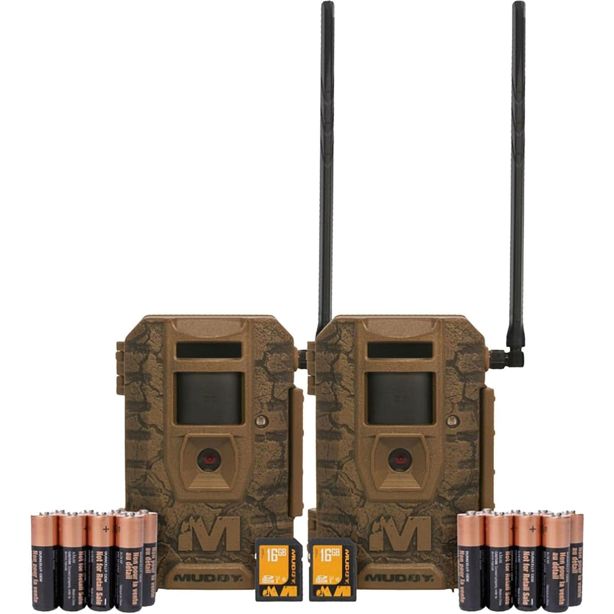 Muddy Outdoors Mitigator 3.0 / Battery & SD Card Combo / 36MP / TWO PACK