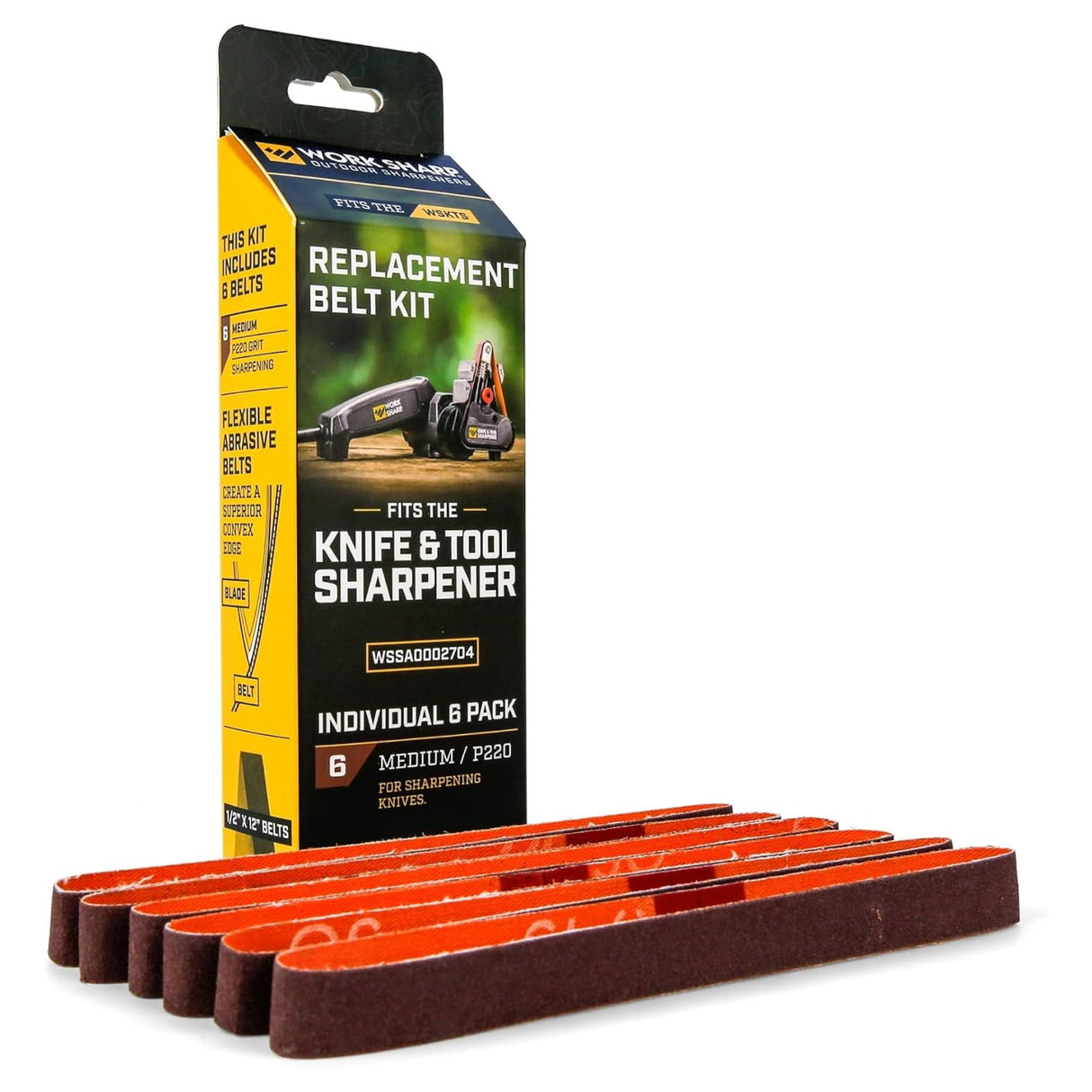 Work Sharp P220 Coarse Grit Replacement Belt Kit WSSA0002704