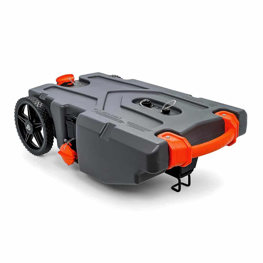 Camco Rhino Heavy Duty 28 Gallon Portable RV Waste Holding Tank W/ Accessories