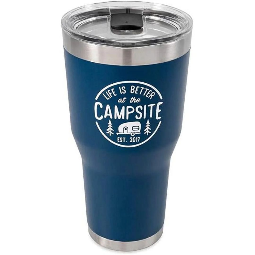 Camco Navy Life Is Better At The Campsite Tumbler