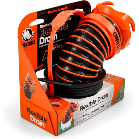 Camco RV Rhino Sewer Hose Adapter Flexible Drain