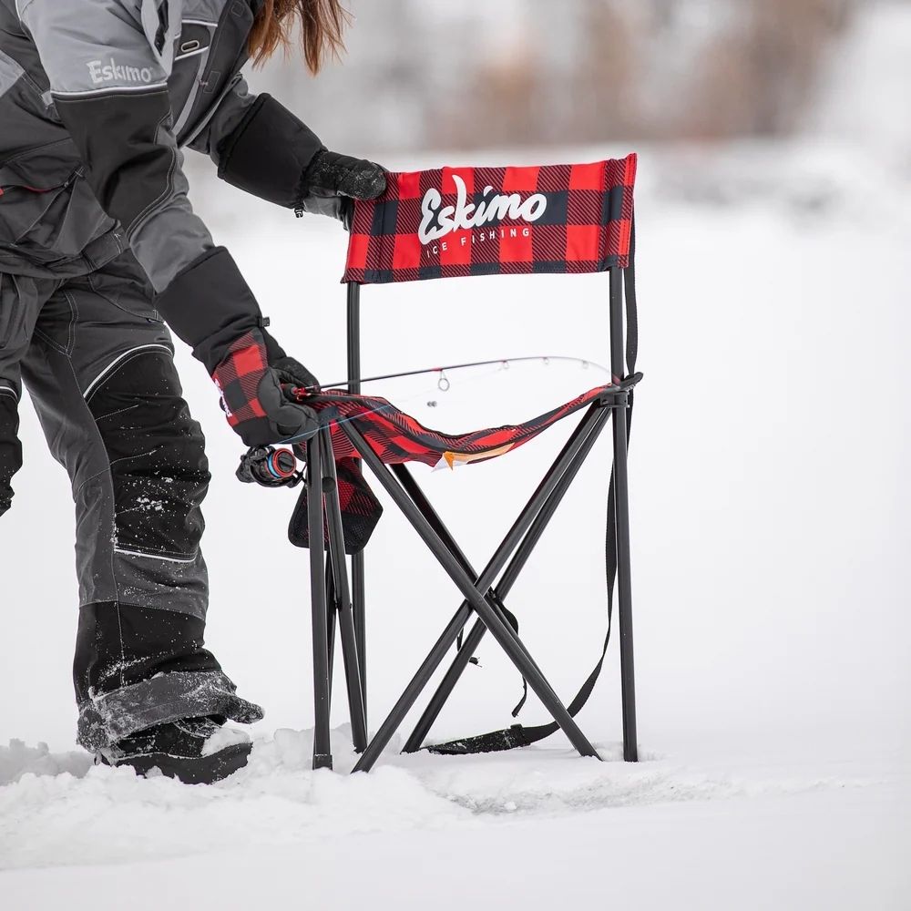 Eskimo Plaid XL Folding Ice Chair 34779