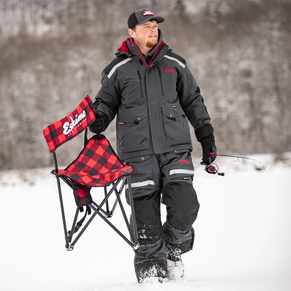 Eskimo Plaid XL Folding Ice Chair 34779