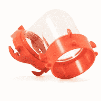 Rhino 90 Degree Swivel Fitting, Clear