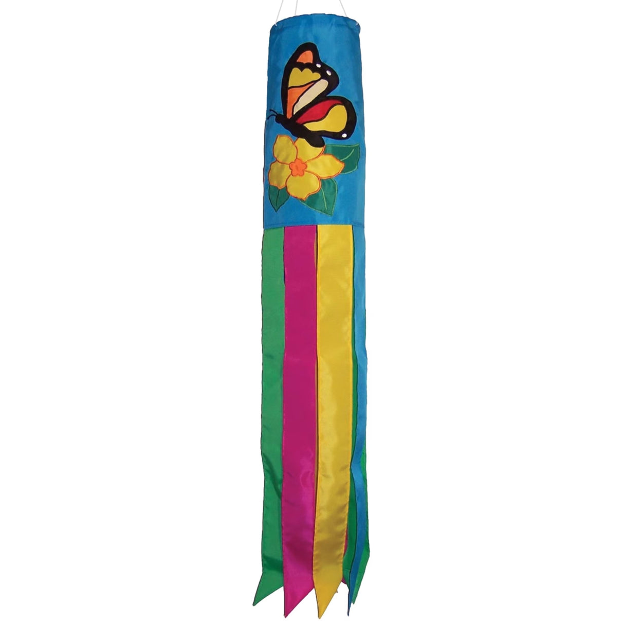 Bright and Colorful Butterfly 40-inch Windsock