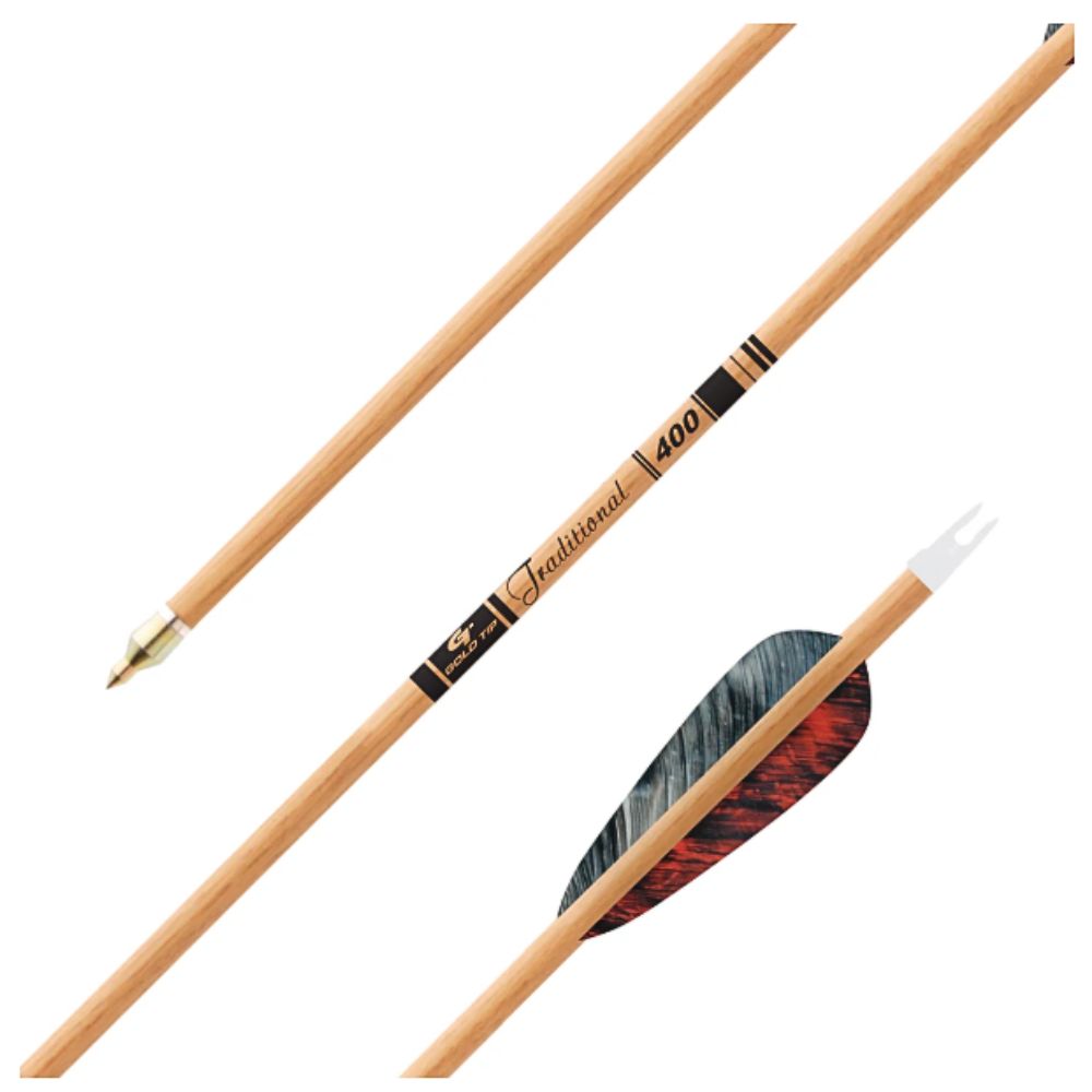 Gold Tip Traditional Arrows - 400 Spine
