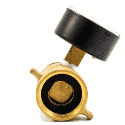 Brass Water Pressure Regulator with Gauge (E/F) LLC