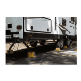 Camco Super Wheel Chock W/ Rope - Yellow