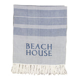 Beach House Coastal Throw Blanket 50"x60"