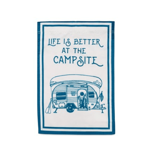 Camco Life Is Better At The Campsite Garden Flag, 12" X 18"