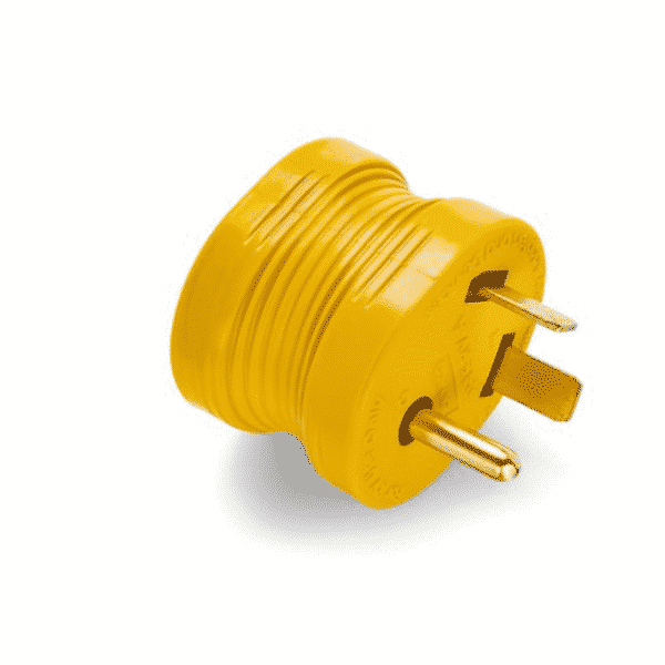 Camco RV 30AM/15AF Power Grip Adapter - 125V/1875W