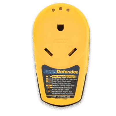 Camco RV Power Grip - Circuit Analyzer - 30AMP Plug-Type 15V