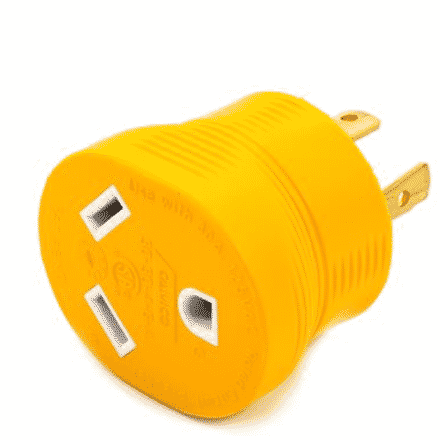 PowerGrip - GenAdpt 30AM 4-Prong 125V/3750W(E/F)CLAM, cETLus