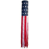 60-inch Patriotic Embroidered Windsock