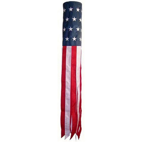 60-inch Patriotic Embroidered Windsock