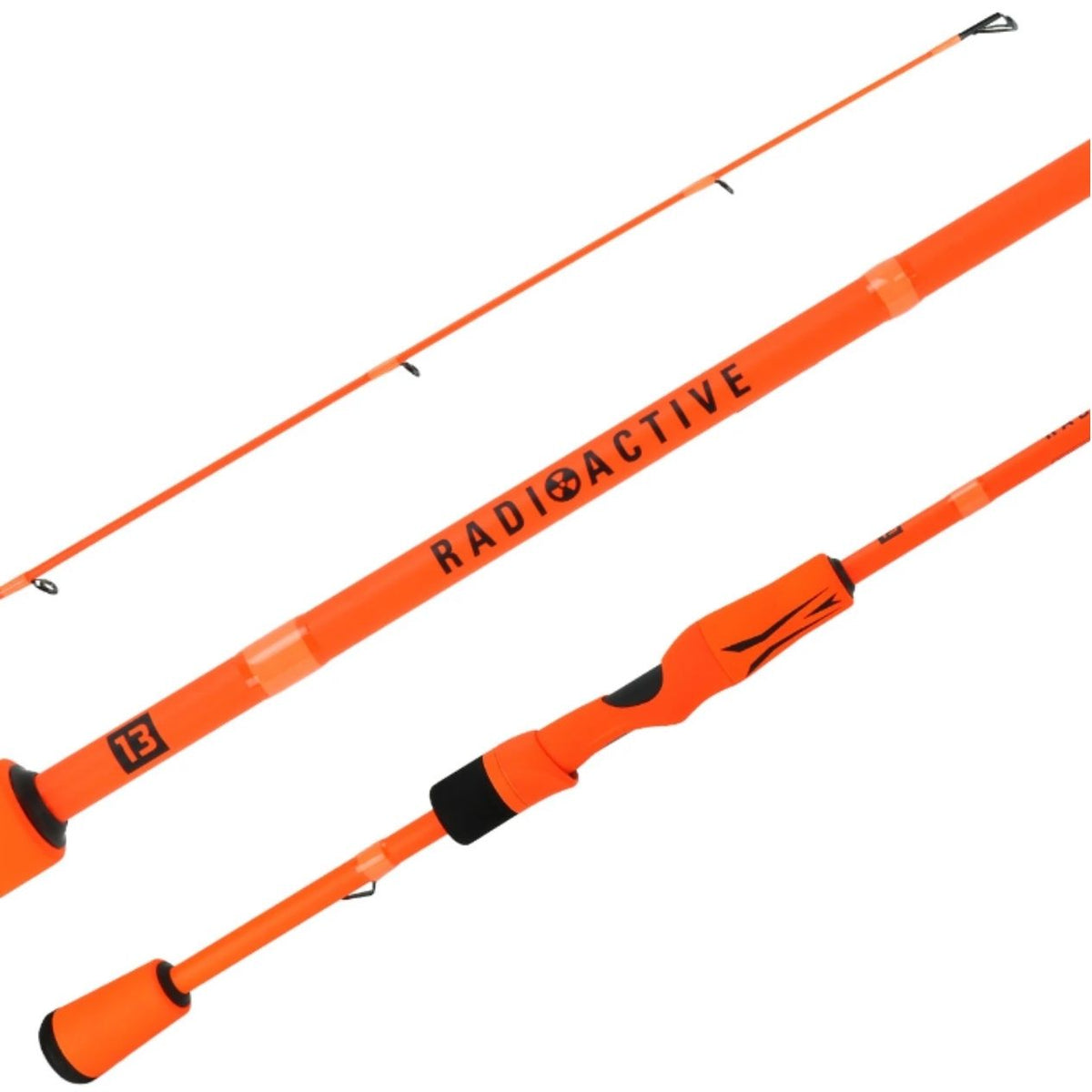 13 Fishing C/O Radioactive Orange 6'10 Medium Light Spinning Rod ROS610ML