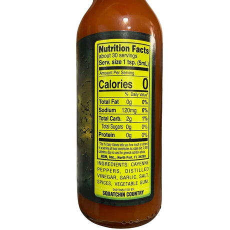 Squatch's Breath Garlic Hot Sauce 5oz