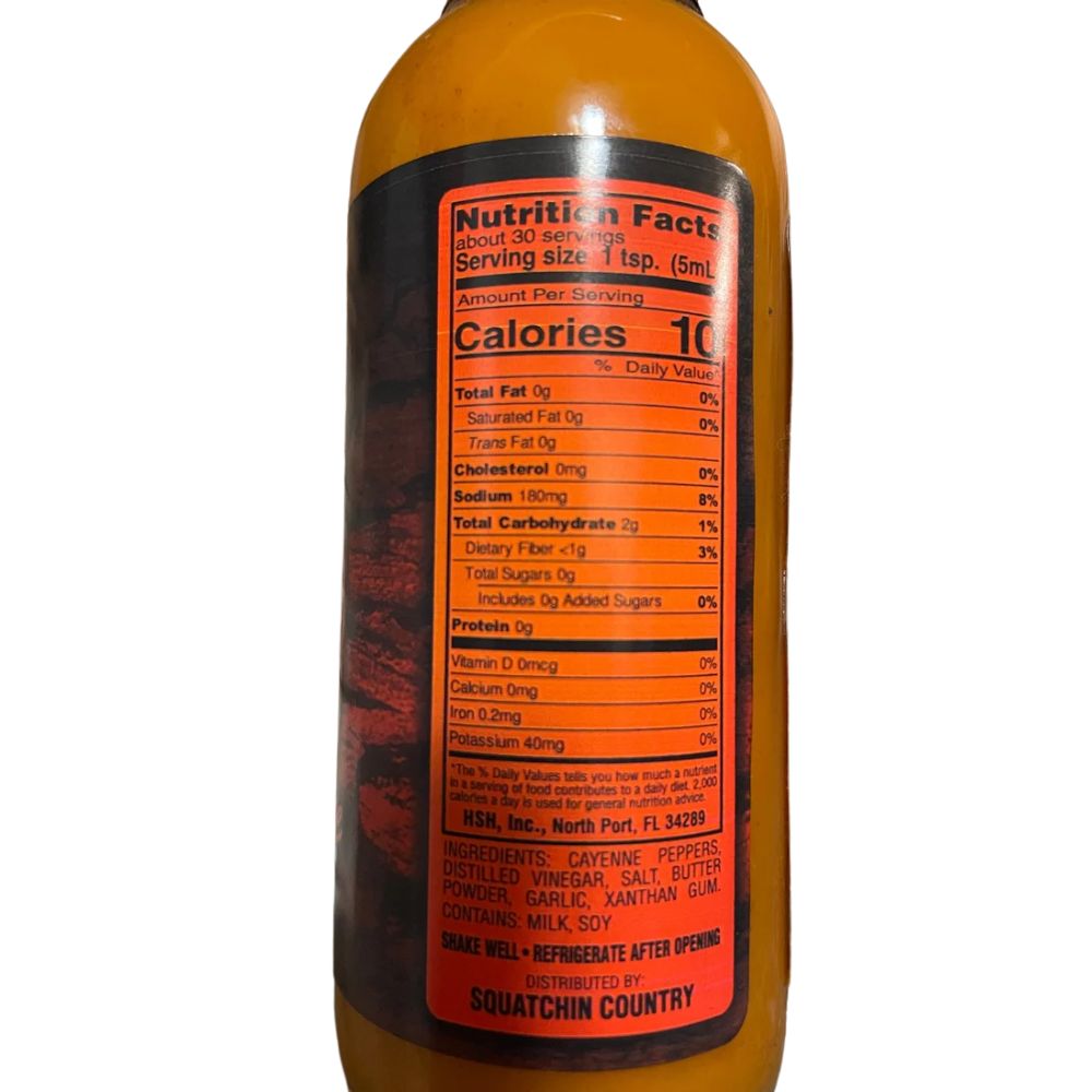 Angry Squatch Cajun Hot Sauce 5oz