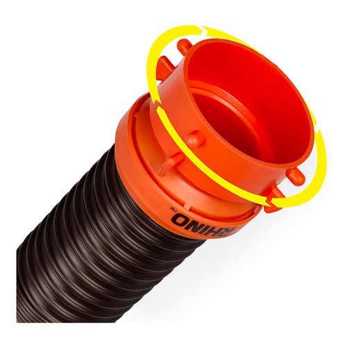 Camco RV Rhinoflex 5' Sewer Hose Extension W/ Swivel Bayonet & Lug