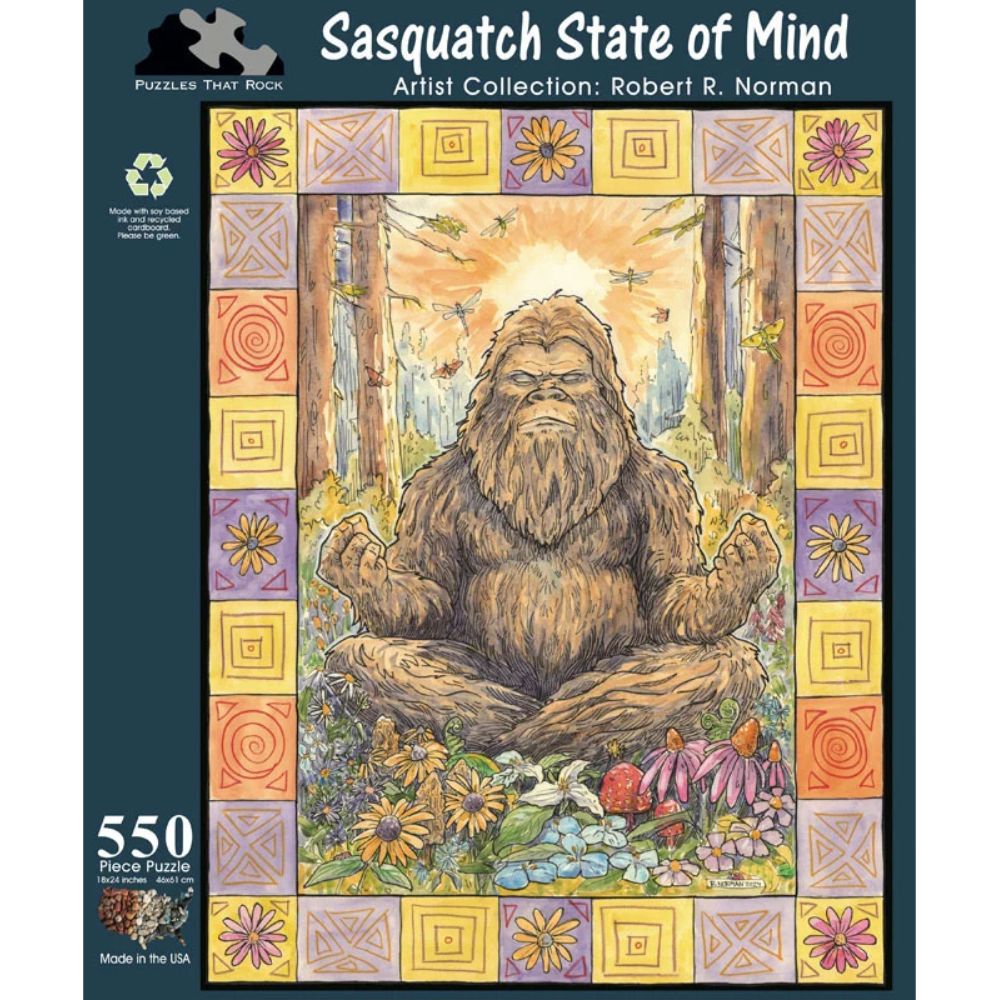 Sasquatch State of Mind 550 Piece Jigsaw Puzzle