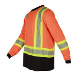 NKE L/S X-Back Orange/Blk