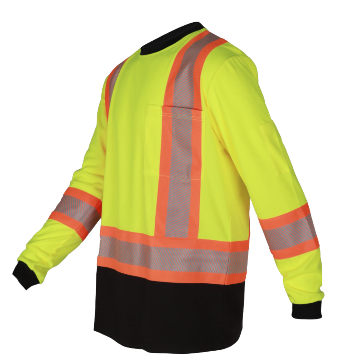 NKE L/S X-Back Yellow/Blk