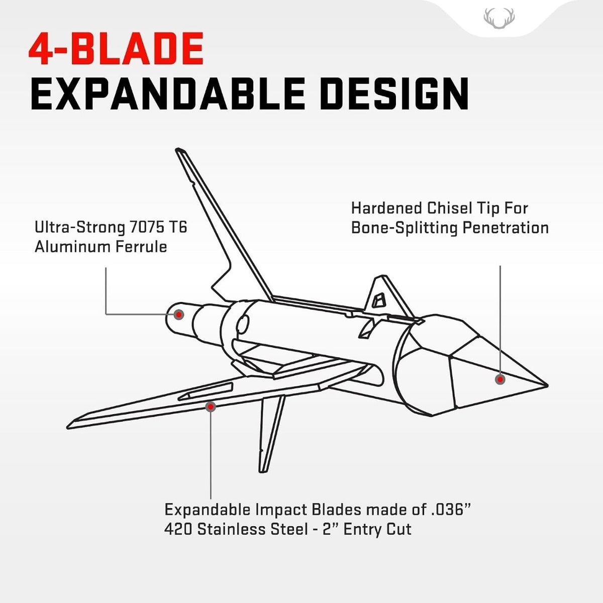 TenPoint Broadhead-Nemesis (4 Blade X-Mag) HEA-804.3