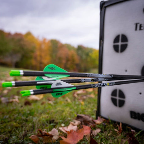 TenPoint ACU-X 20" ACU-X Nock .001" Green Carbon Arrows 6pk HEA-790.6