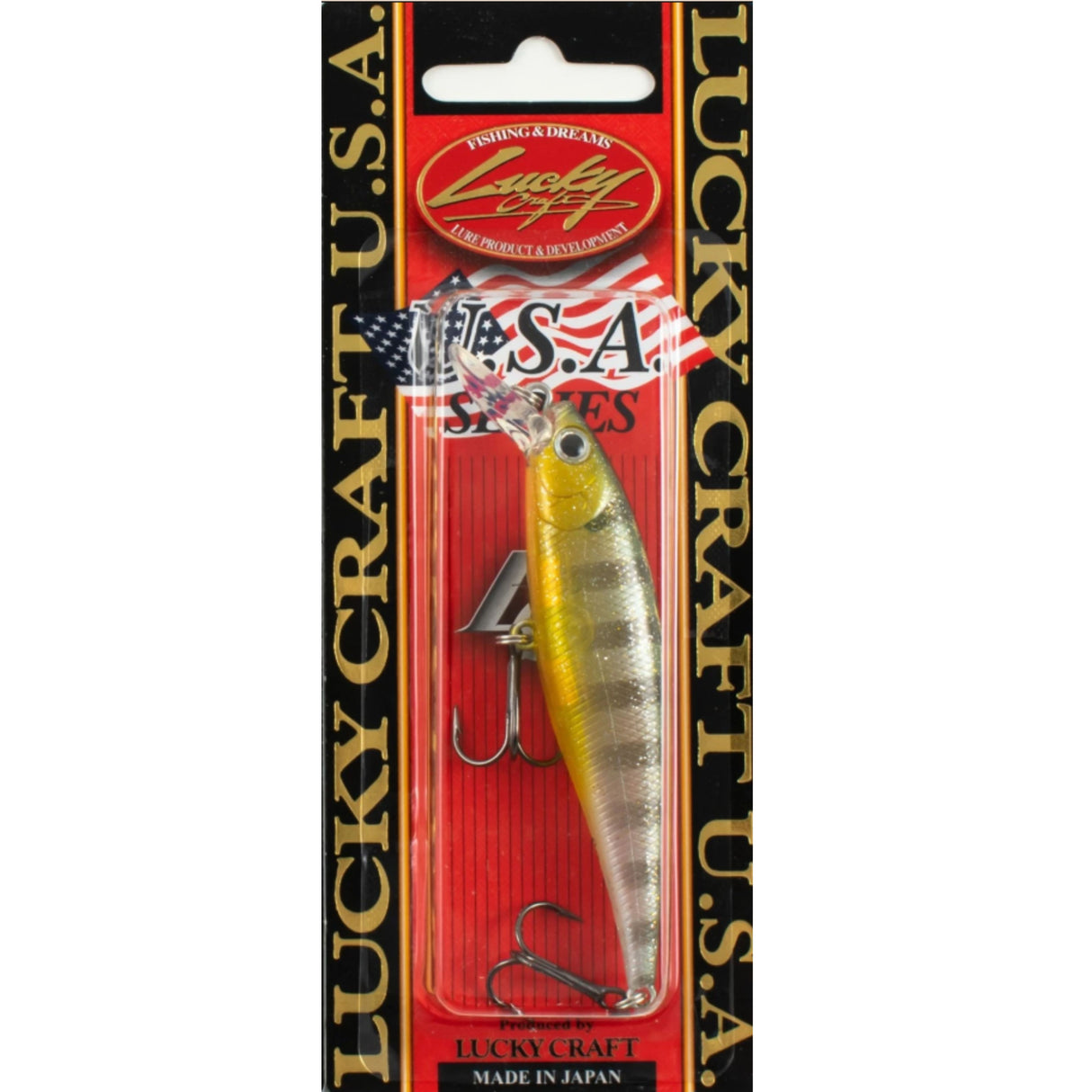 Lucky Craft U.S.A. Pointer 78 SP 3-1/8" Flake Flake Golden Sunfish
