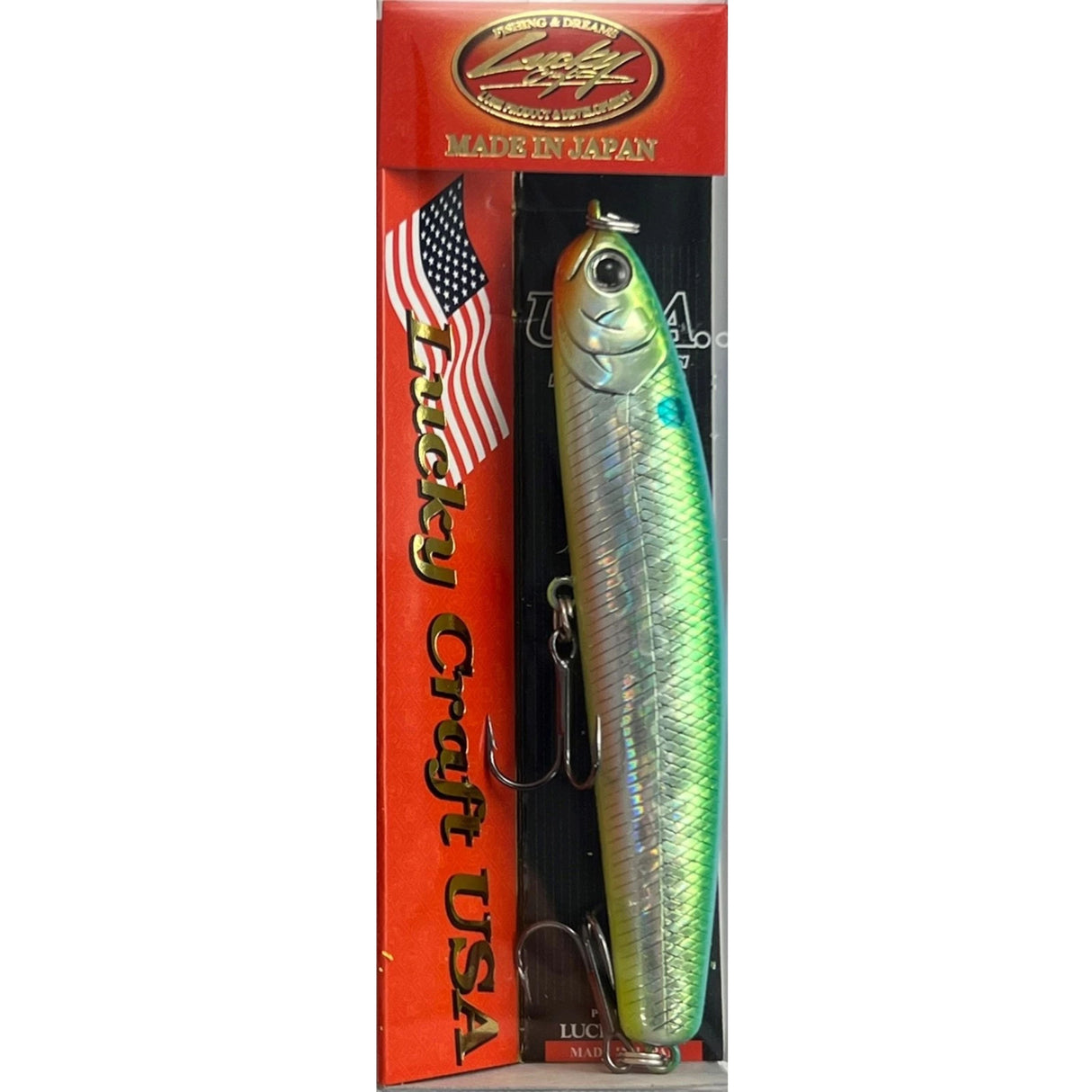 Lucky Craft U.S.A. Wander 95 Sinking 3-3/4" Aurora Citrus