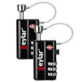 Eylar TSA Approved 3 Digit Combination Lock (2-Pack)
