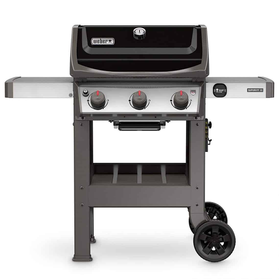Weber Spirit II E-310 LP Grill Black "Open Cart" #5