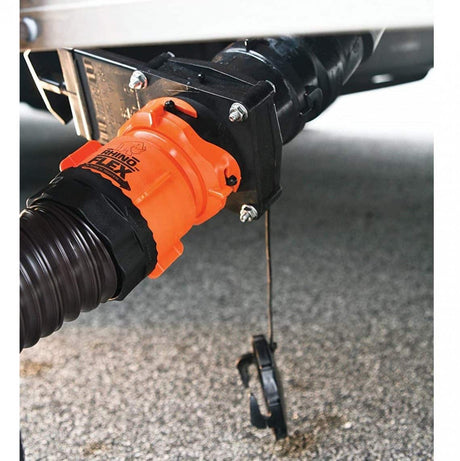 RhinoFLEX 20' Sewer Hose Kit w/4N1,Elbow, Caps