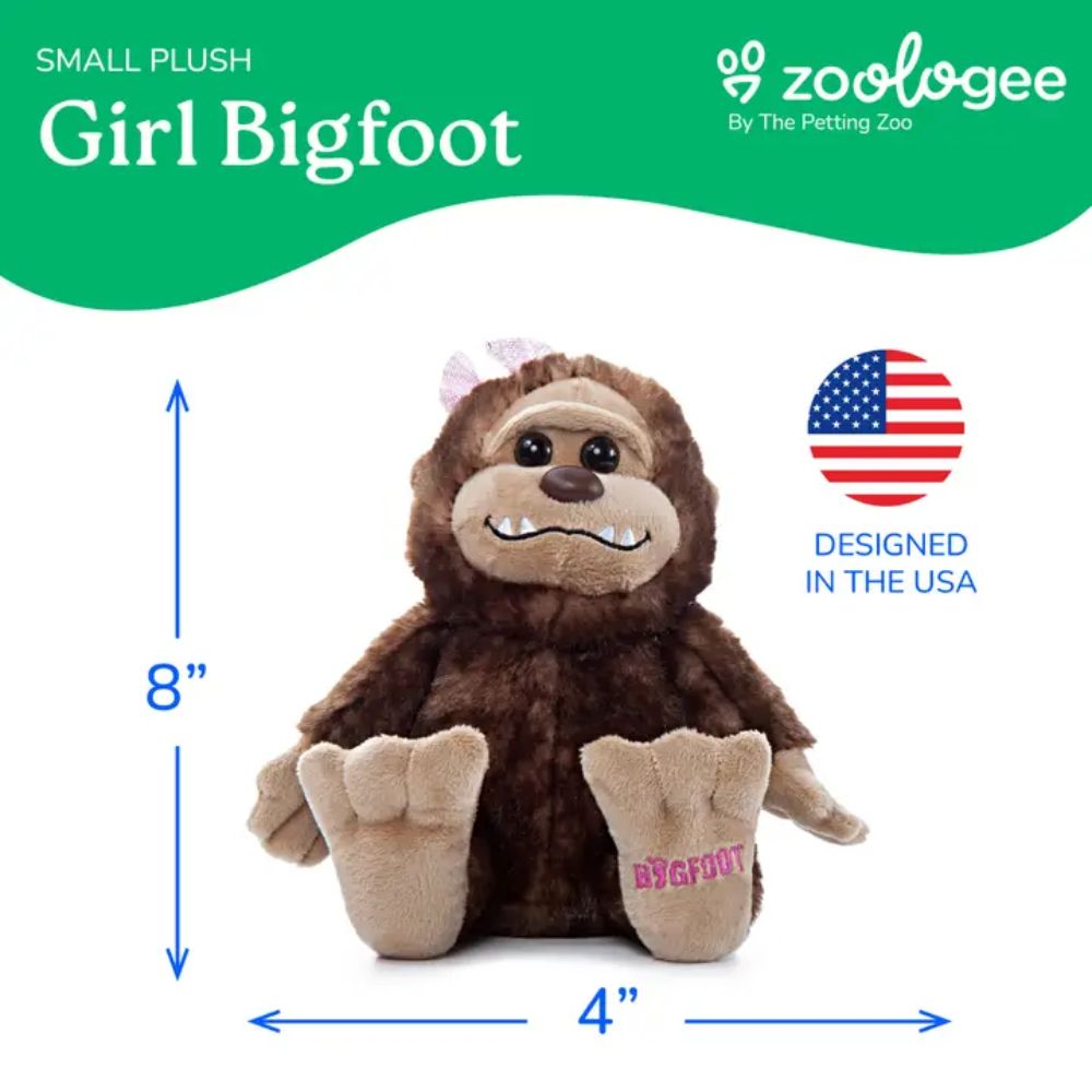 Wild Onez Bigfoot Girl SM 8" Plush