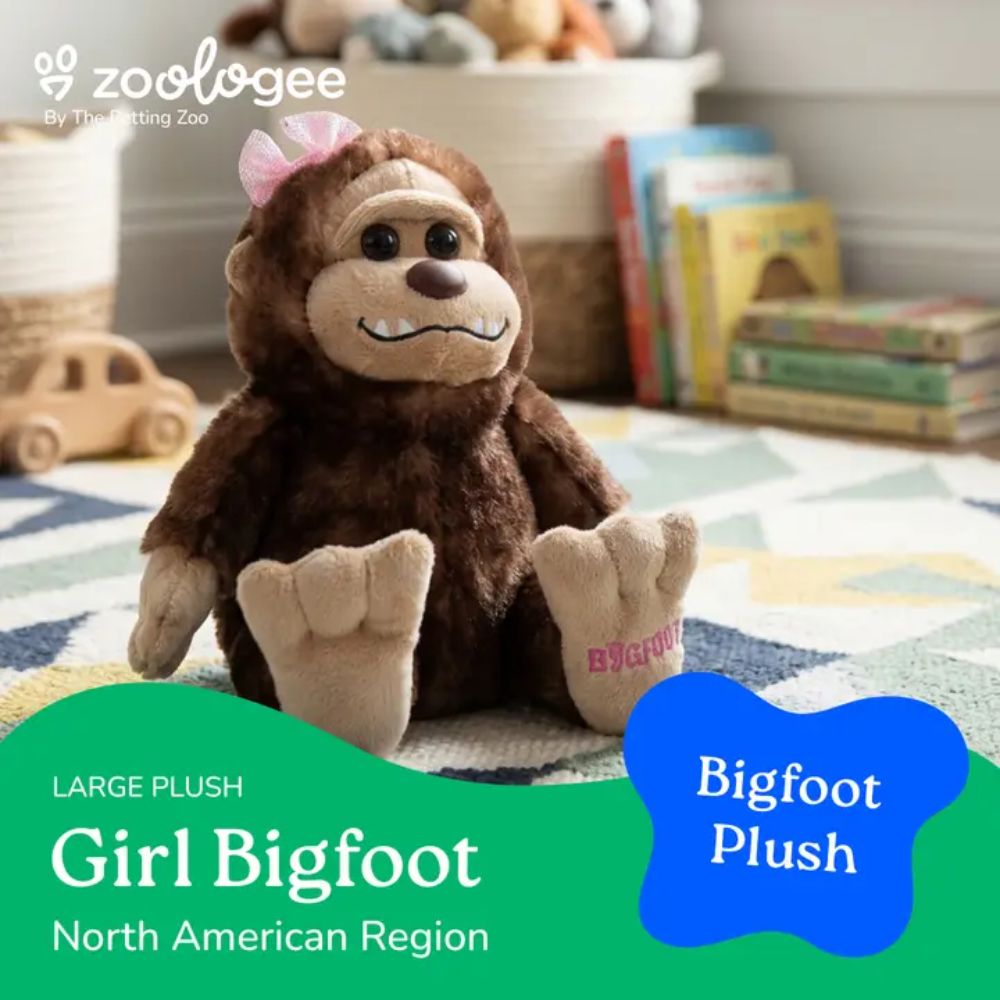 Wild Onez Bigfoot Girl LG 12" Plush