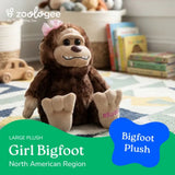 Wild Onez Bigfoot Girl LG 12" Plush