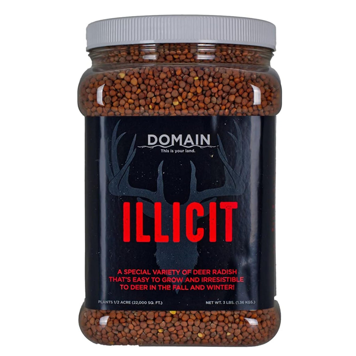 Domain Outdoor Illicit Food Plot Seed - 1/2 Acre