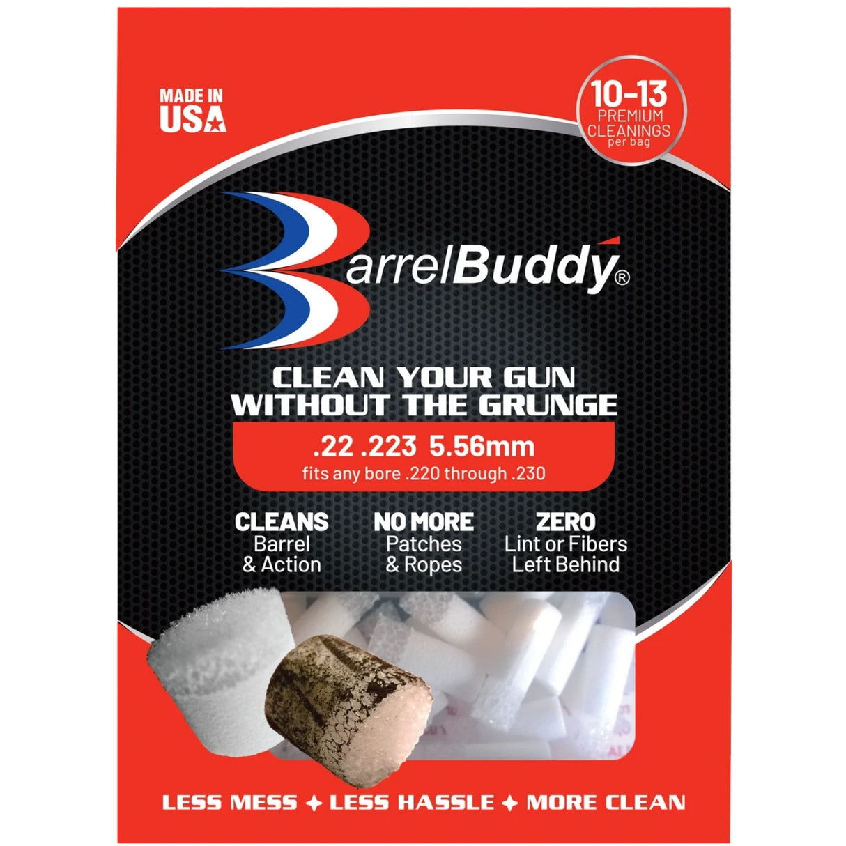 Barrelbuddy Red - Fits .22, .223, 5.56mm