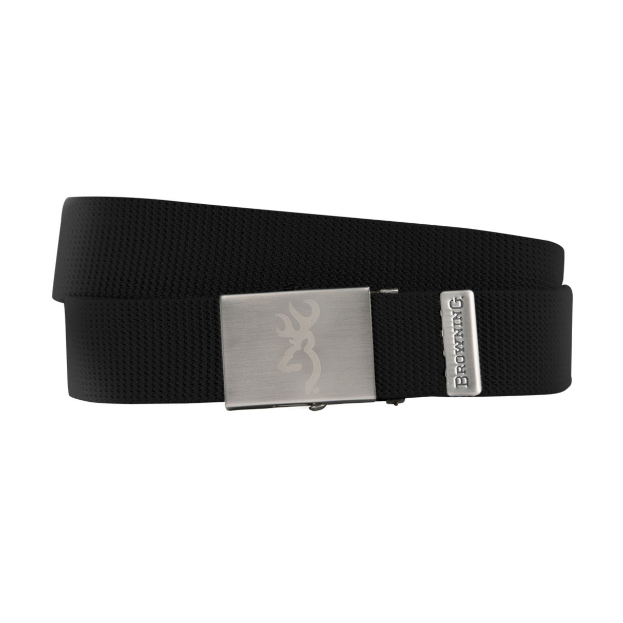 Browning Stretch Webbing Belt Black - One Size Fits All