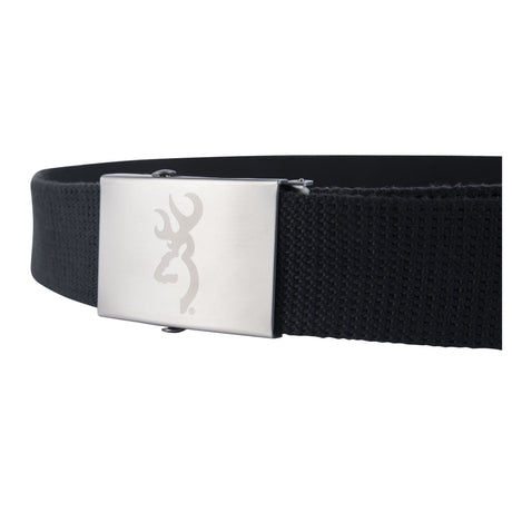 Browning Stretch Webbing Belt Black - One Size Fits All