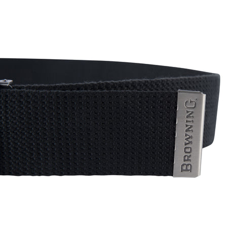 Browning Stretch Webbing Belt Black - One Size Fits All
