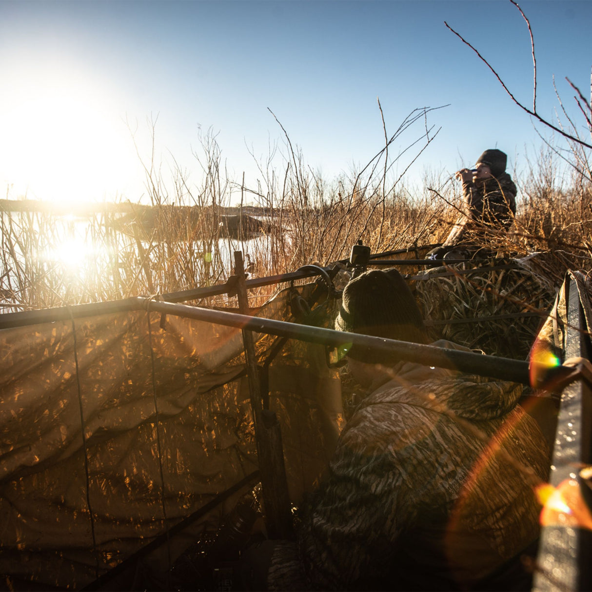Avian-X A-Frame Waterfowl Blind Mossy Oak Shadowgrass Blades