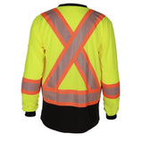 NKE L/S X-Back Yellow/Blk