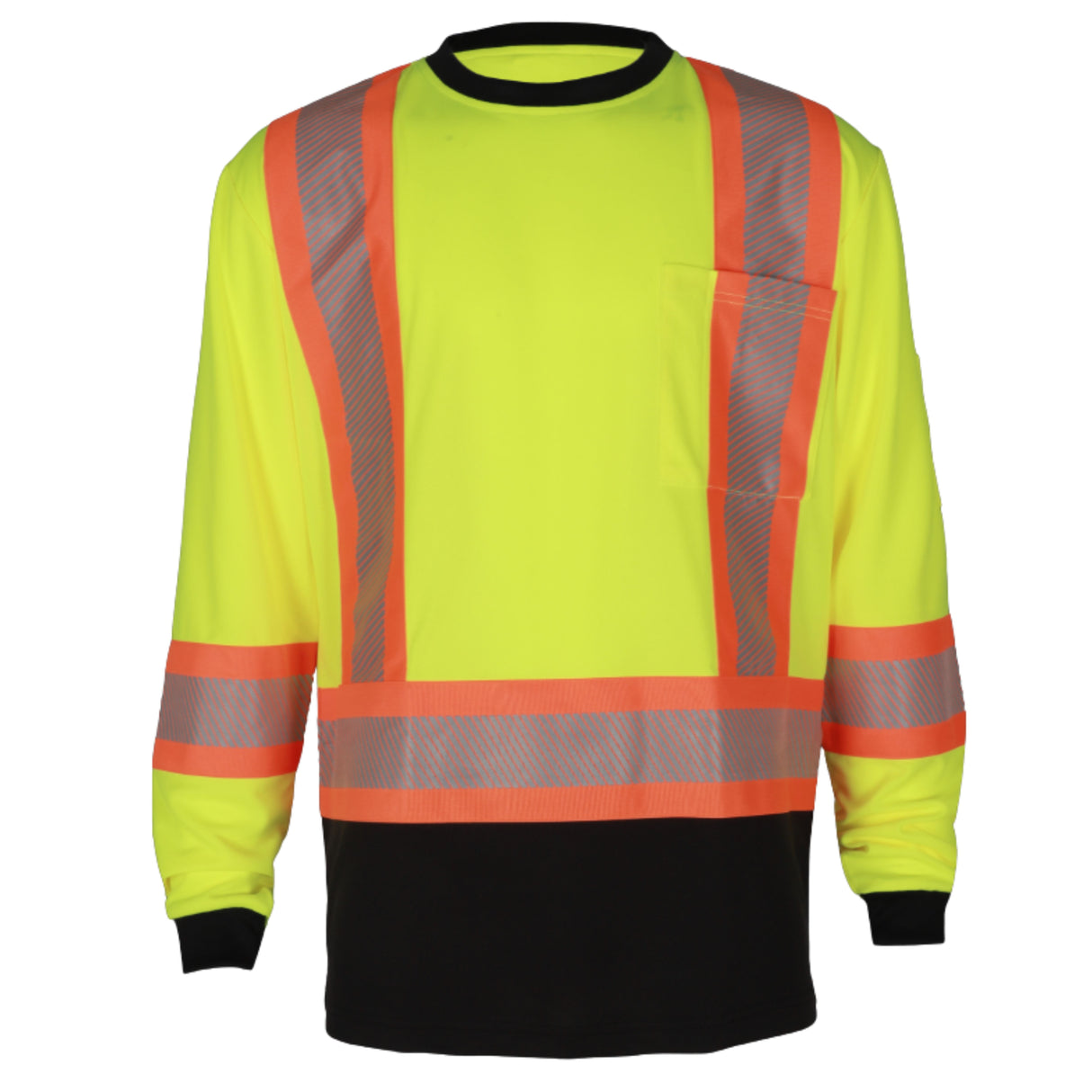 NKE L/S X-Back Yellow/Blk
