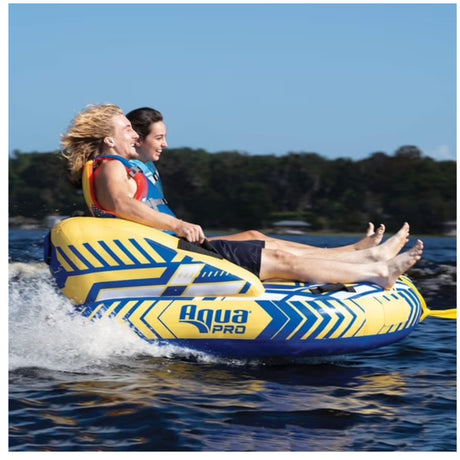 Aqua Pro 65" X 60" Two-Rider Water Sports Towable Inner Tube