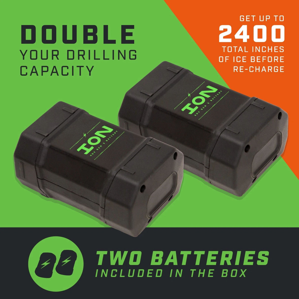 Ion Alpha Plus 10 in 2 Battery Composite Turbo