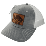 Northwoods Bad To The Bone Adjustable Snap Back Hat W/ Leather Patch