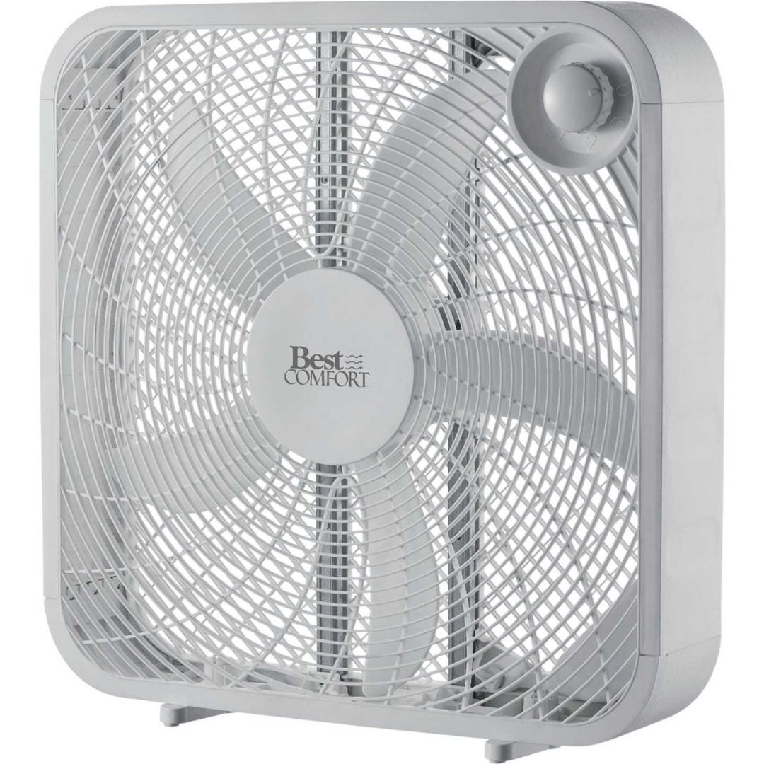 Best Comfort 20IN 3-Speed White Box Fan