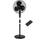 Best Comfort 16IN 3-Speed Oscillating Pedestal Fan W/ Remote